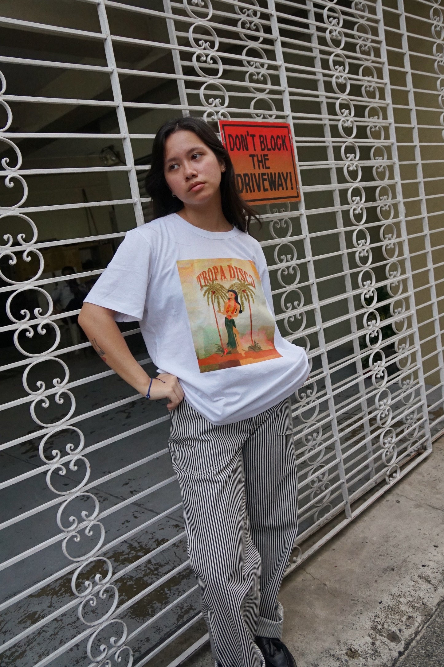 Tropa Hula Girl Tee White