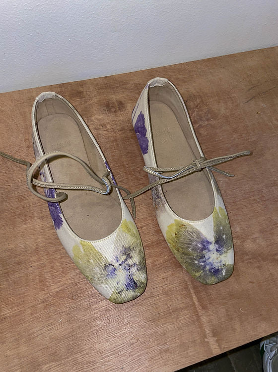 Mary Janes de-tali Bulaklak
