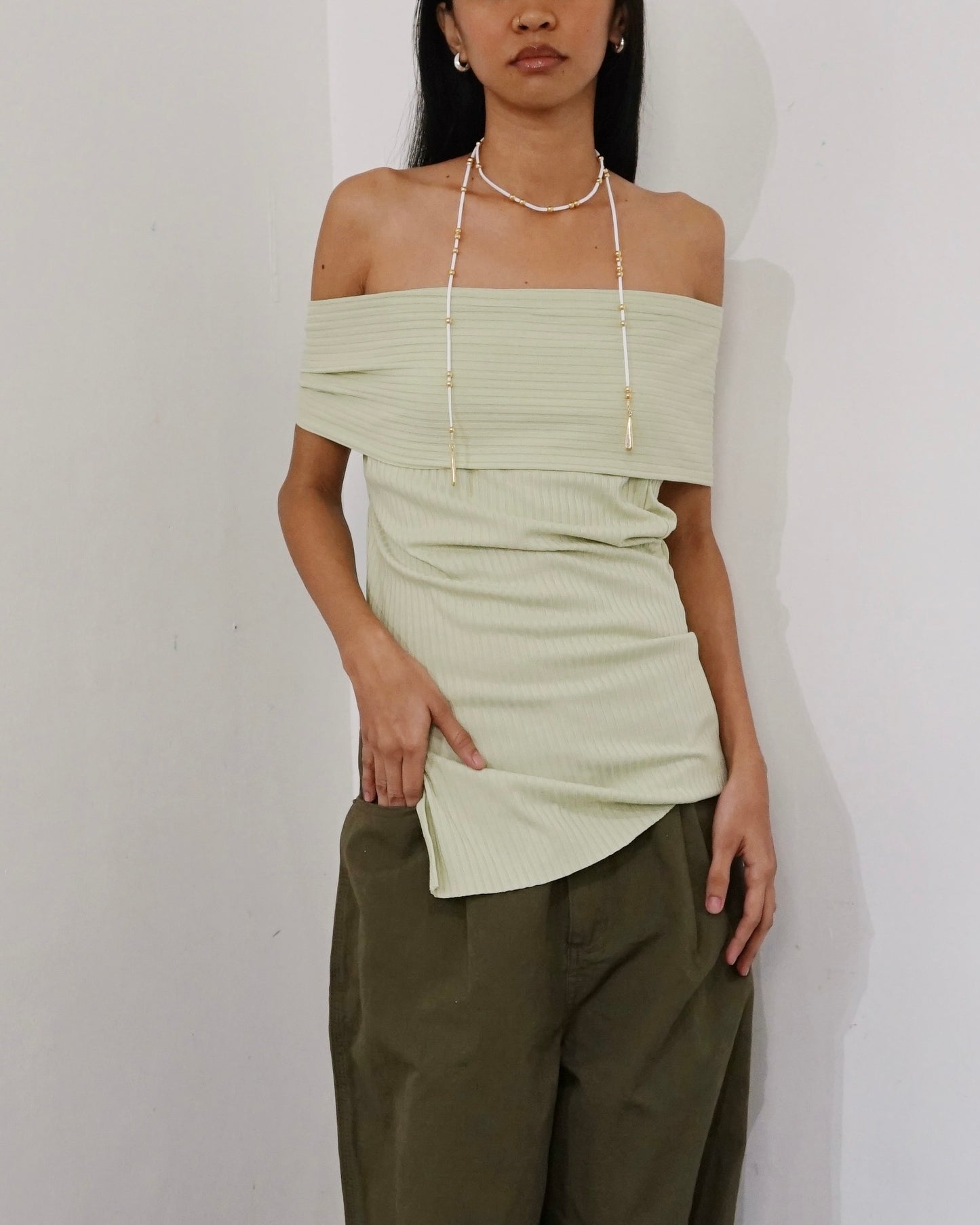 Alma Mint Top