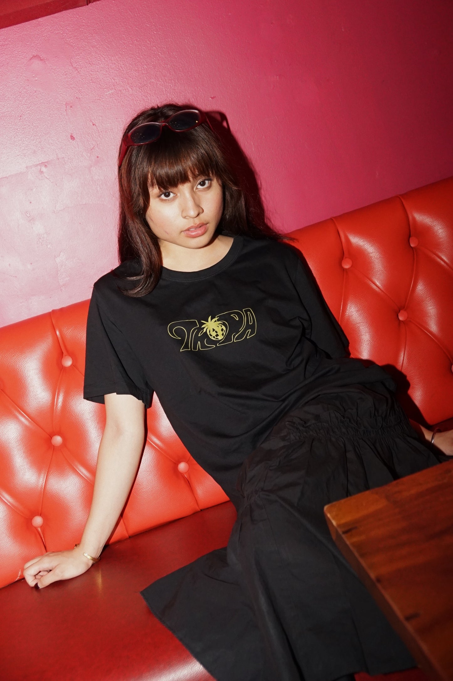Tropa Disco Logo Tee Black