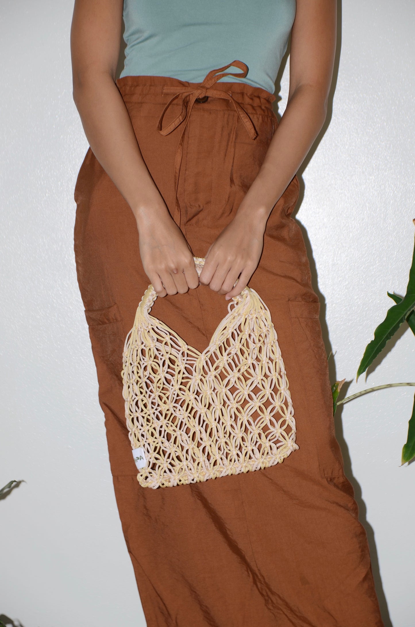 Tropa Mini Net Bag Yellow/Cream
