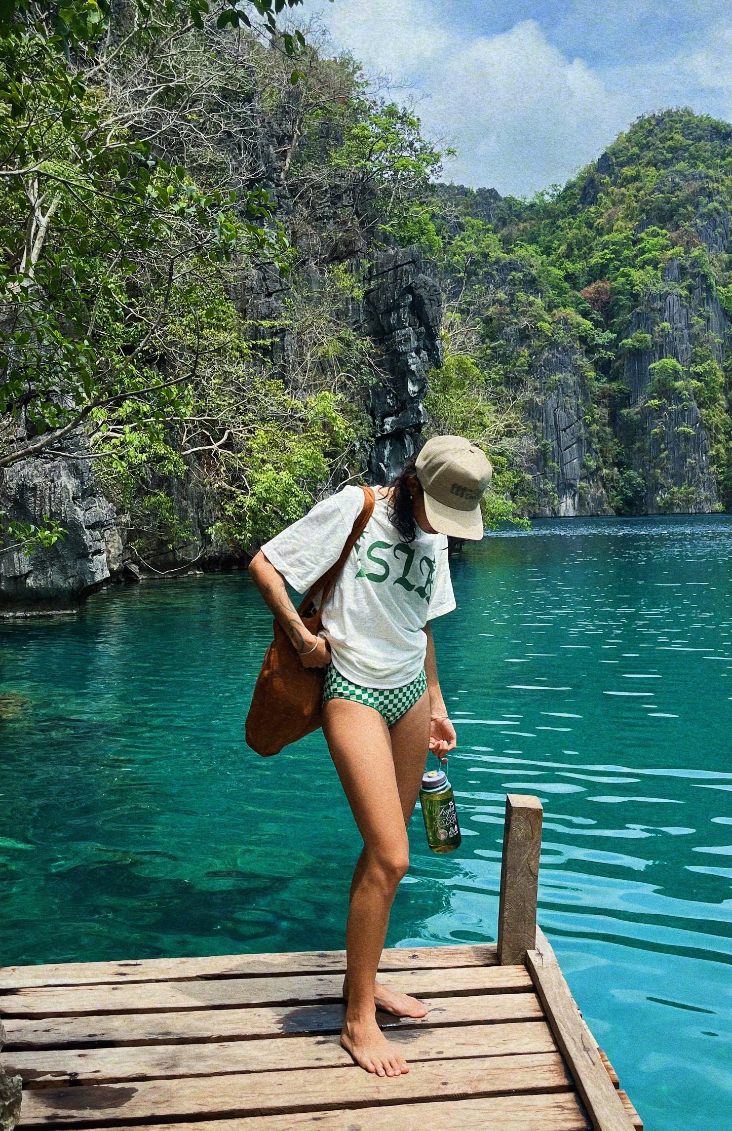 Tropa x Isla TTT T-Shirt Ivory Green