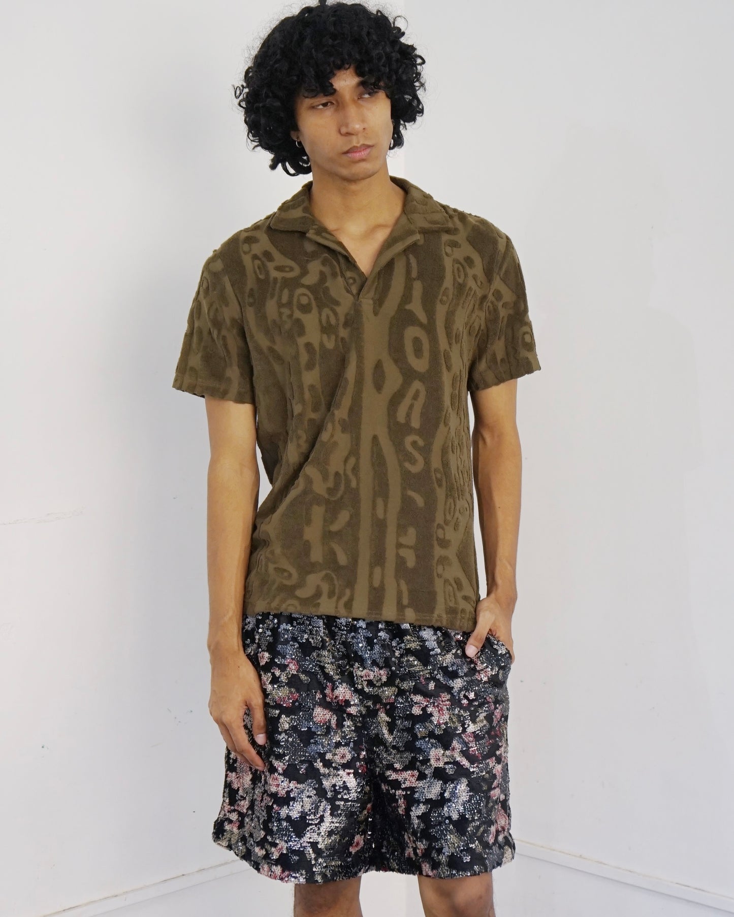 Jiggle Polo Terry Shirt