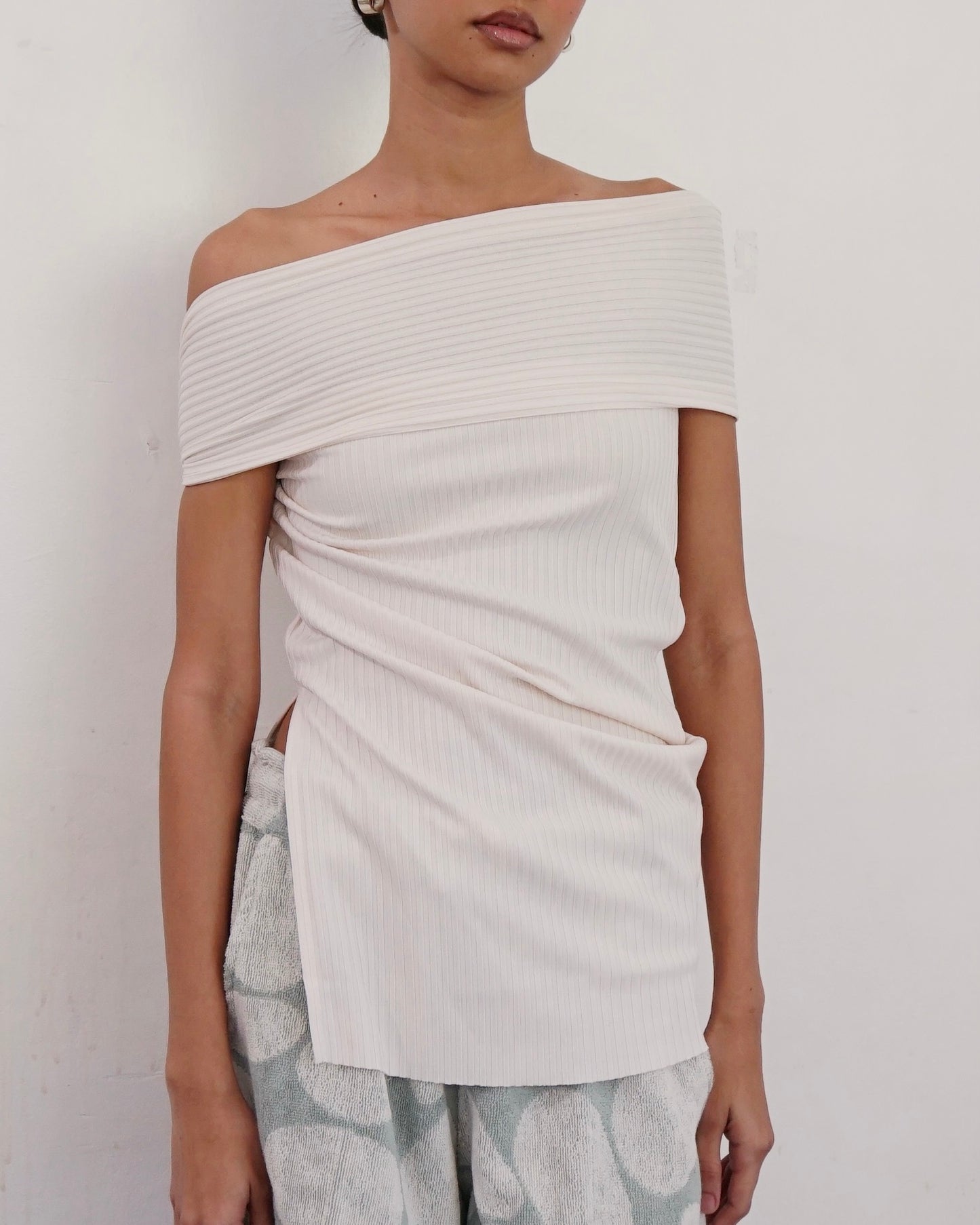 Alma Cream Top