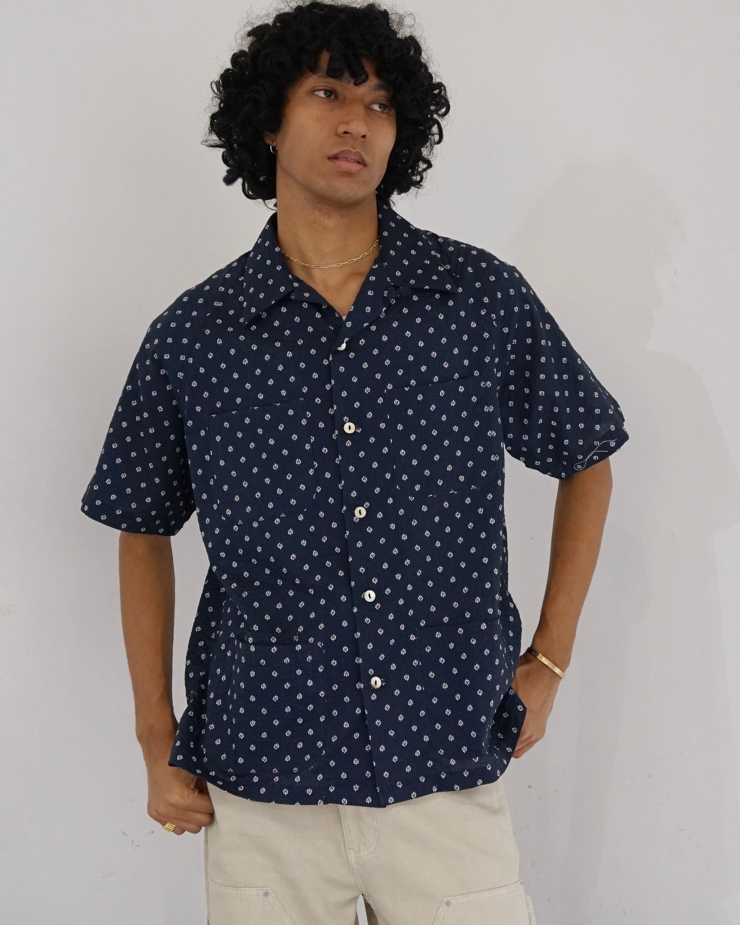 Leon Denim Easy Joe Black Seersucker