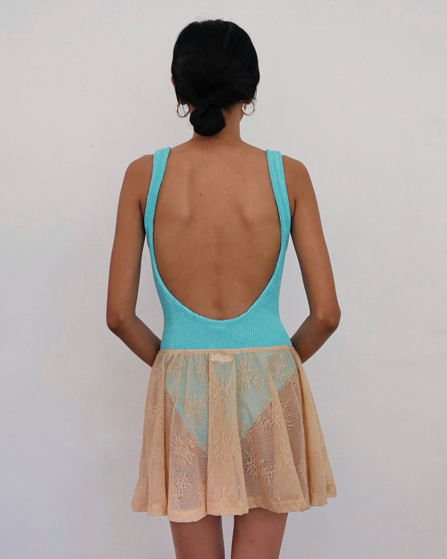 Kiki Skirt Beige Lace