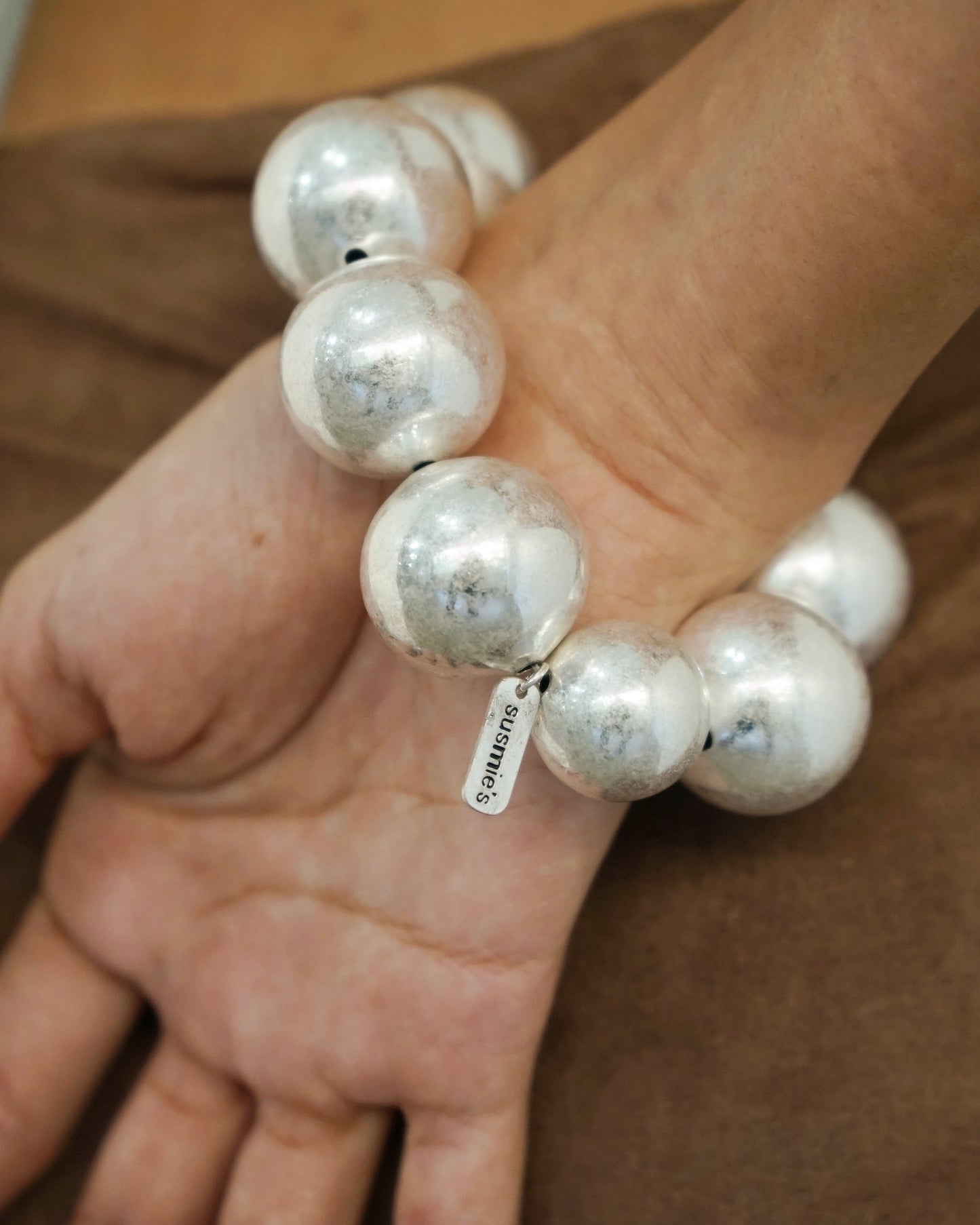 Snowball Silver Bracelet