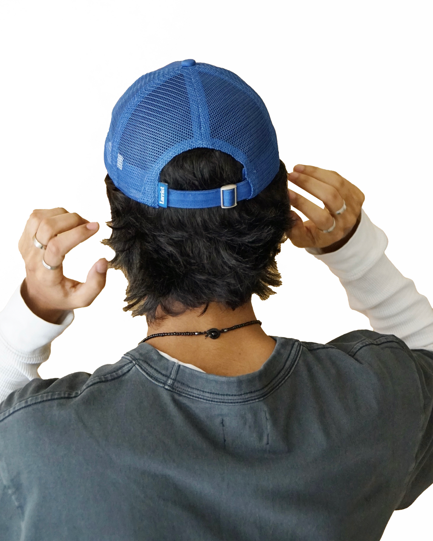 Larriet Blue Trucker Cap