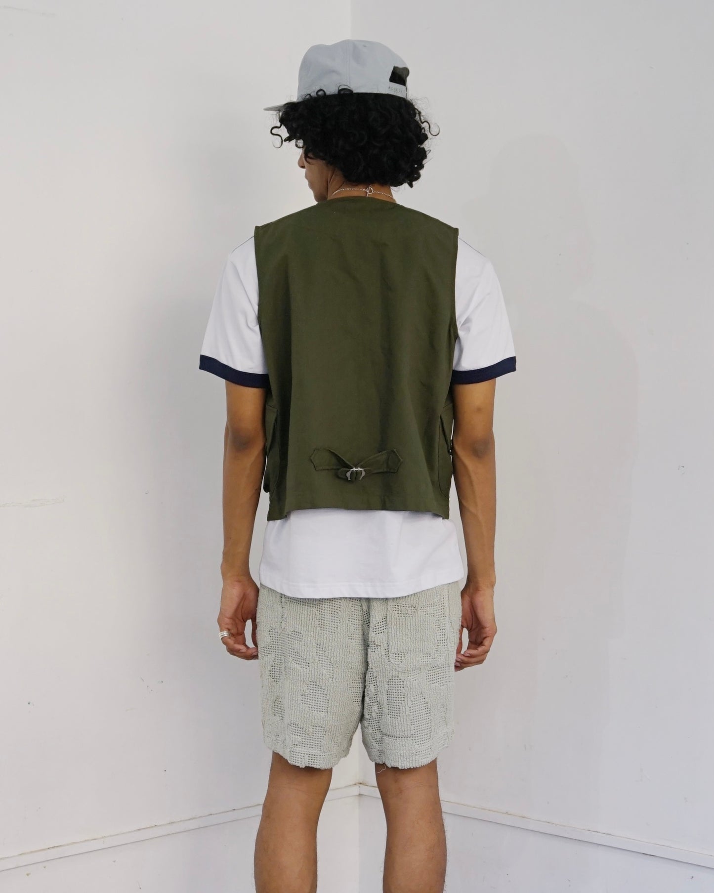 Galbanum Crochet Shorts