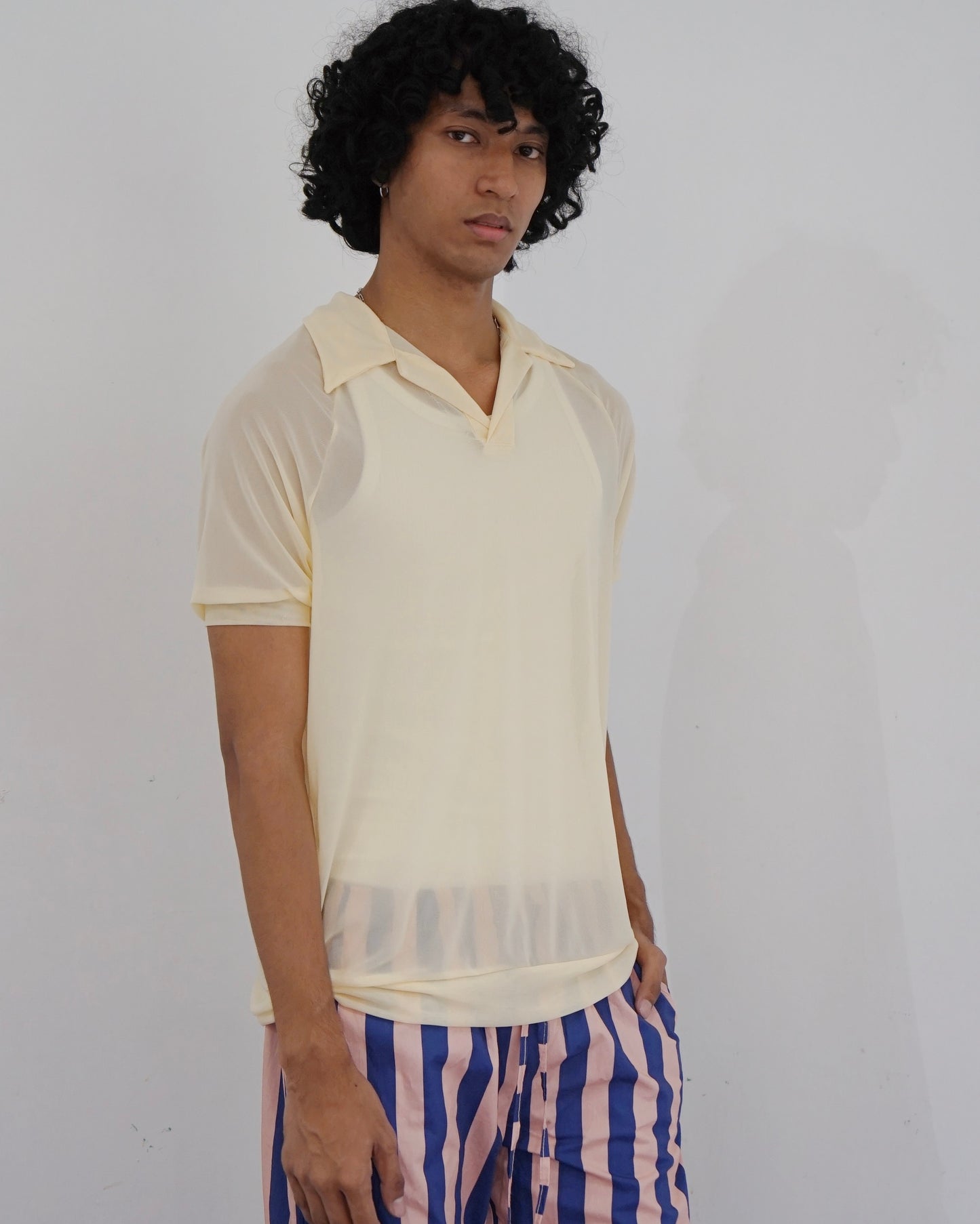 Mesh Polo Butter