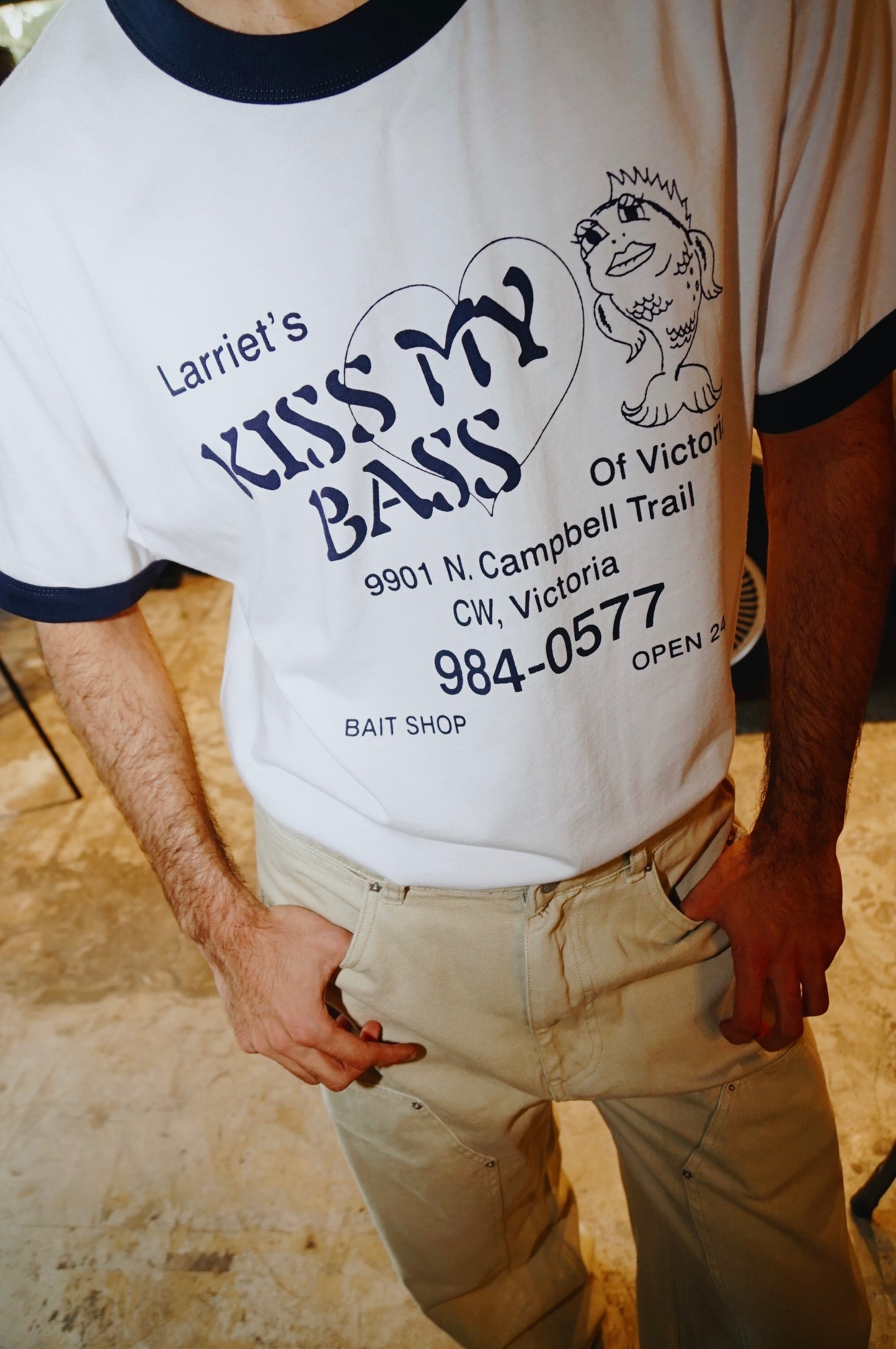 Bass Tee White