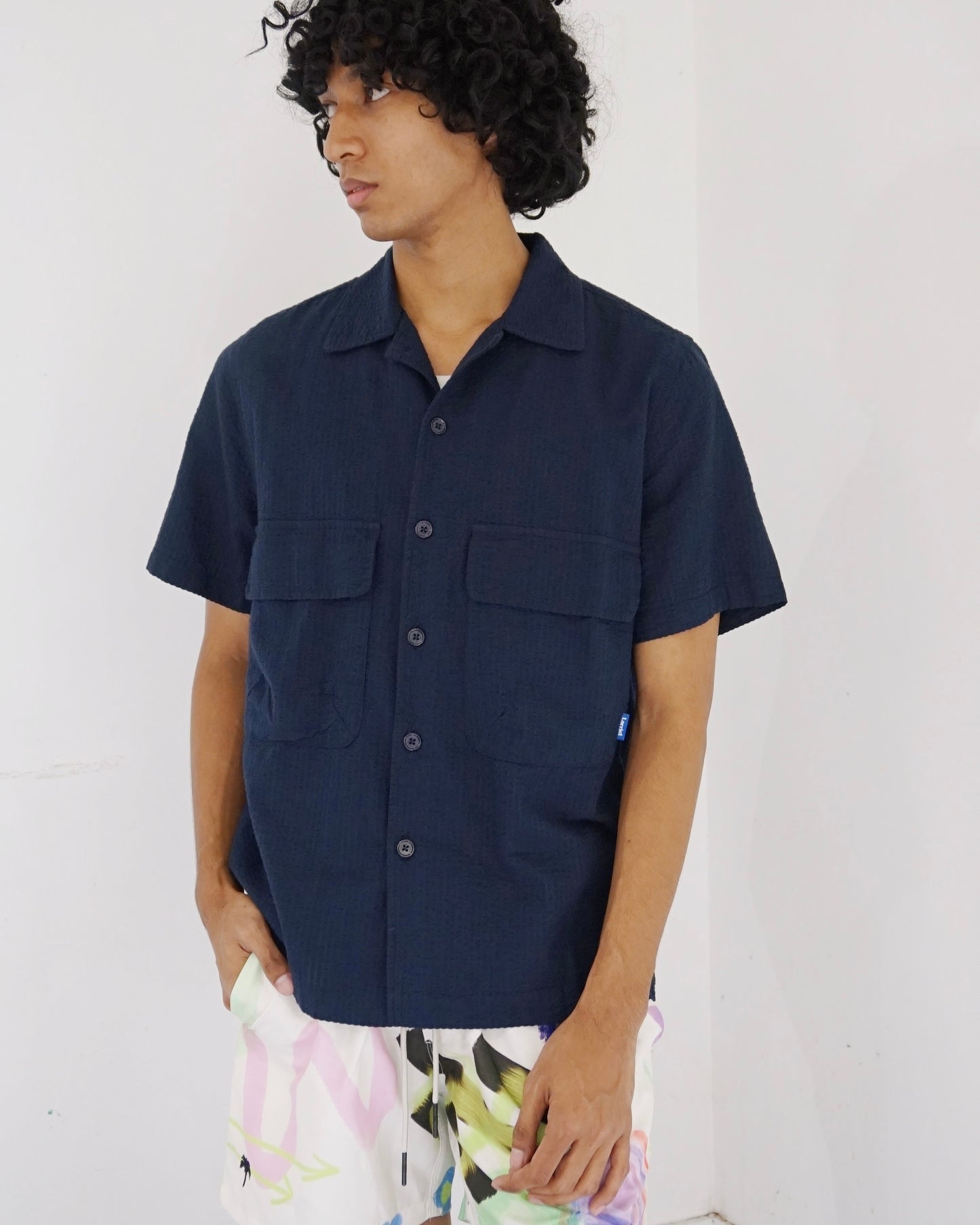 Kendalls Short Sleeve Shirt Navy