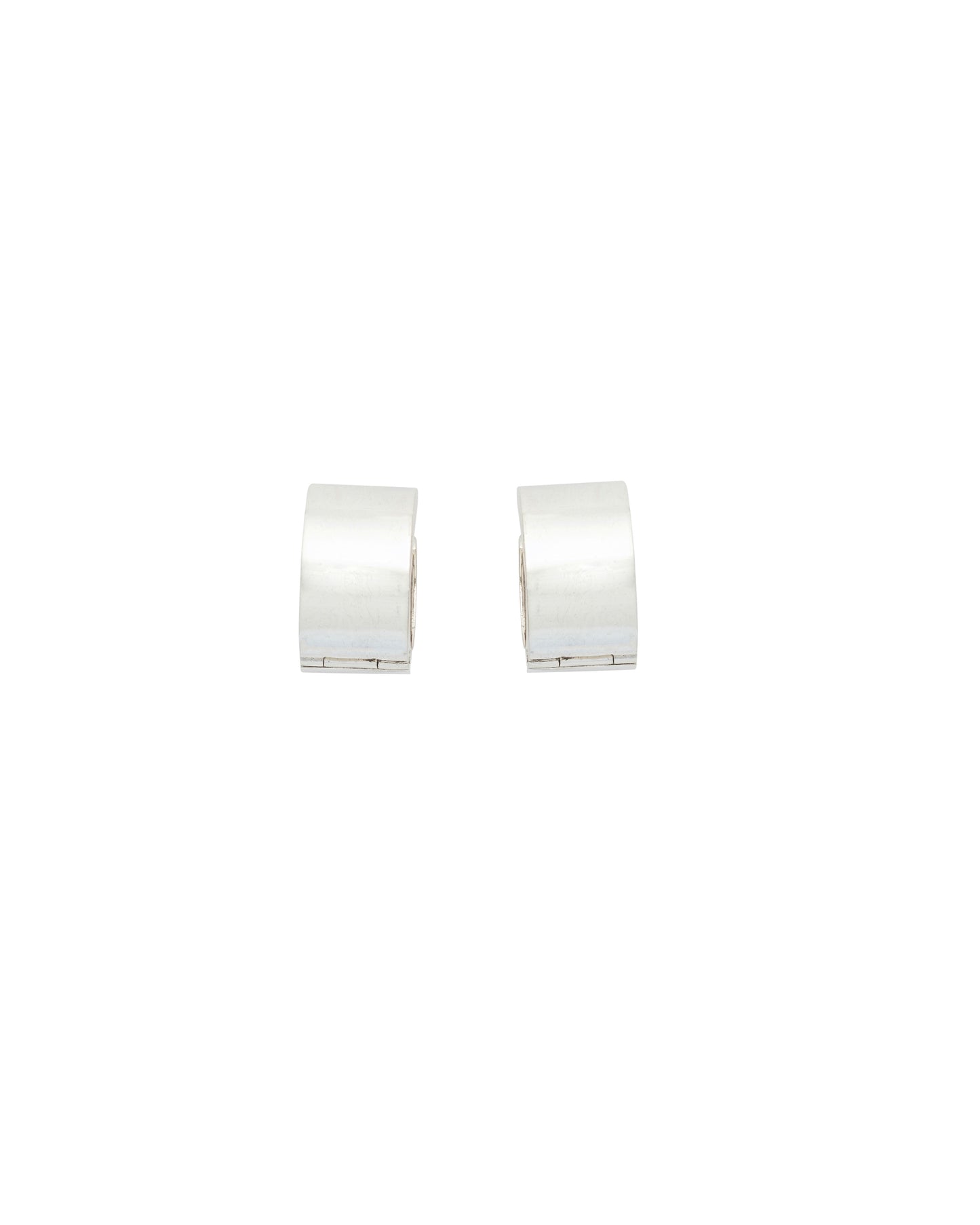 Cylinder Hoop Silver