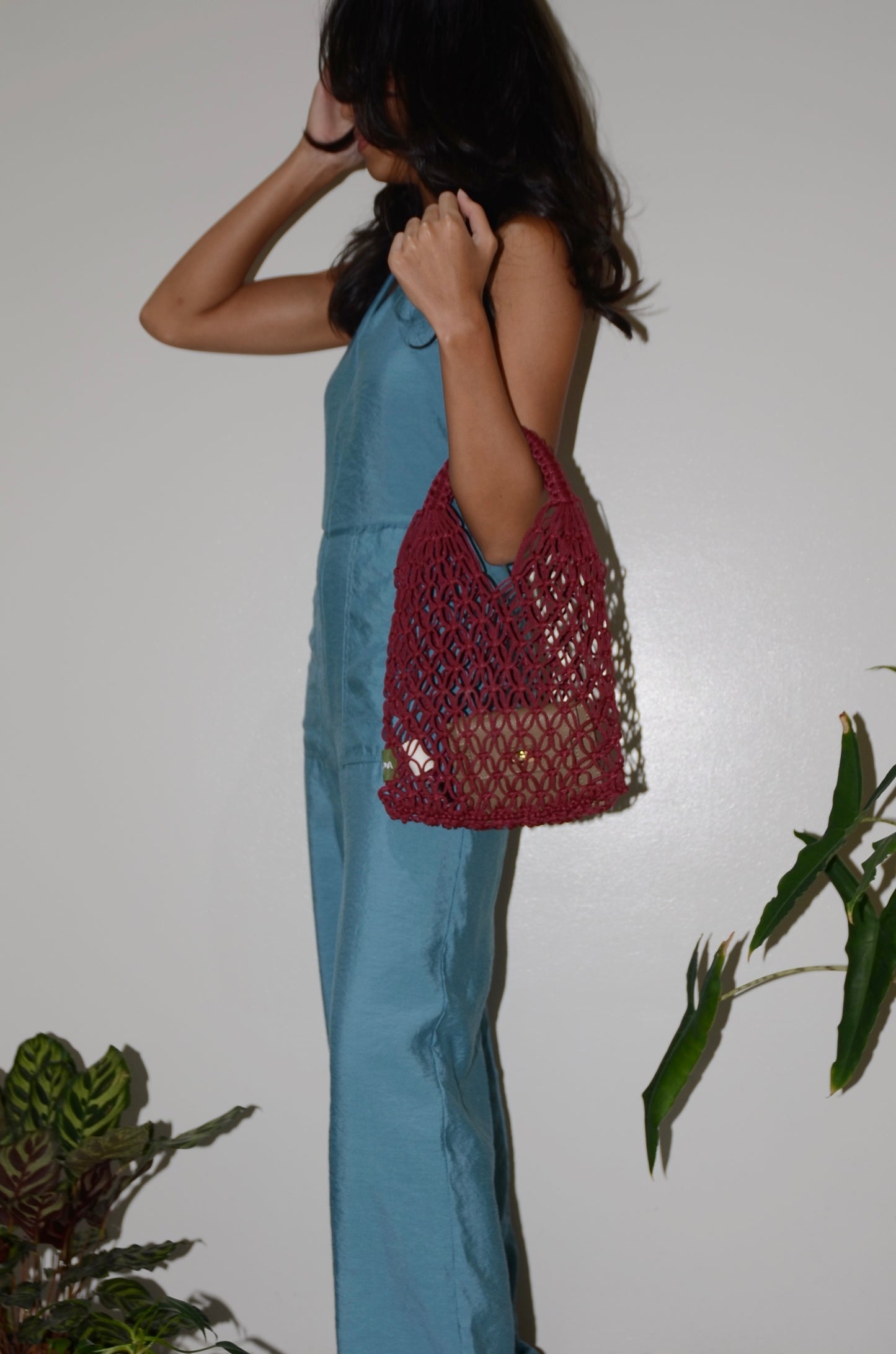 Tropa Mini Net Bag Wine