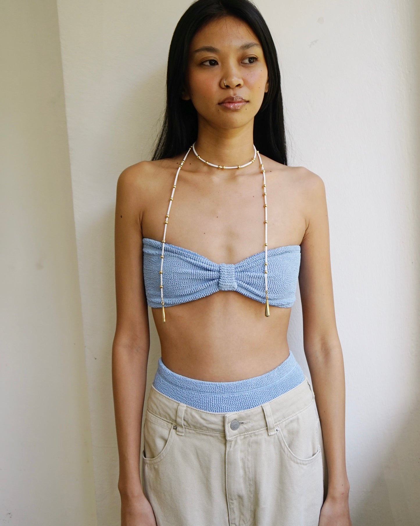 Make A Deal Necklace White