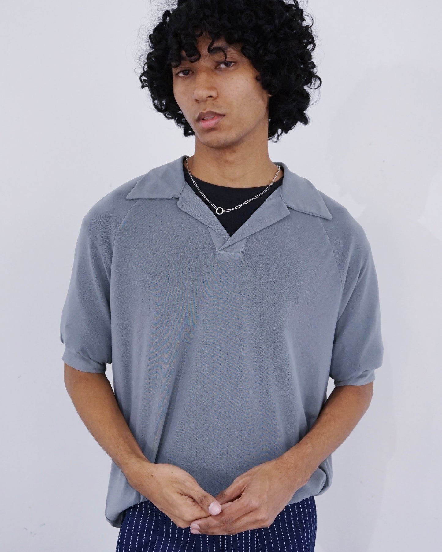 Mesh Polo Granite