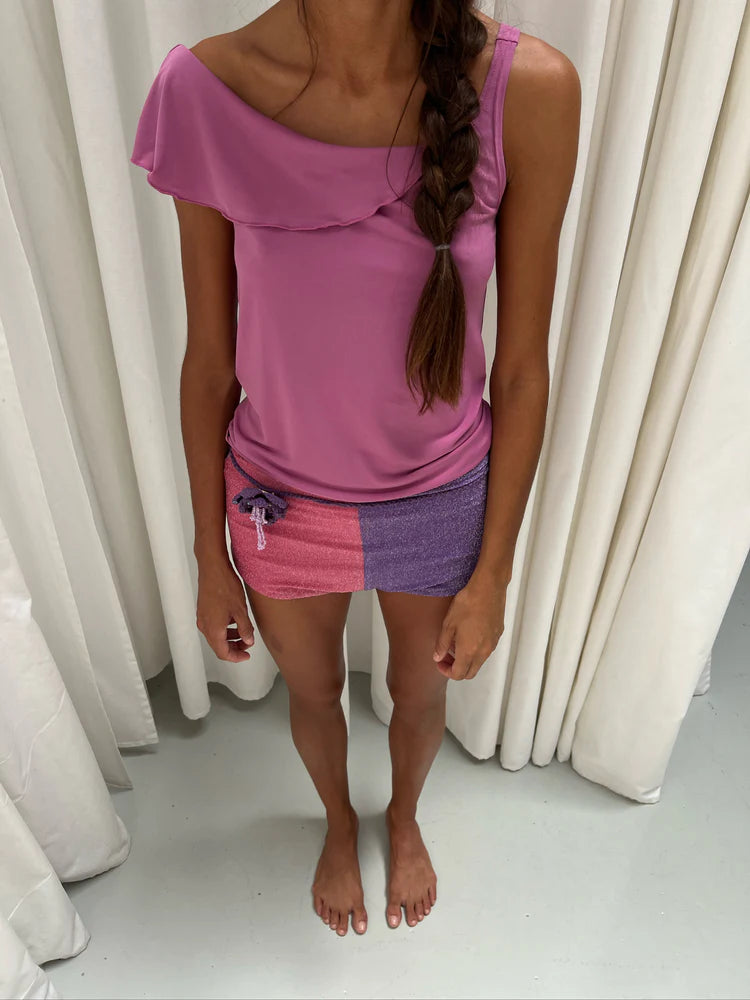 Salma Culotte Pink Purple