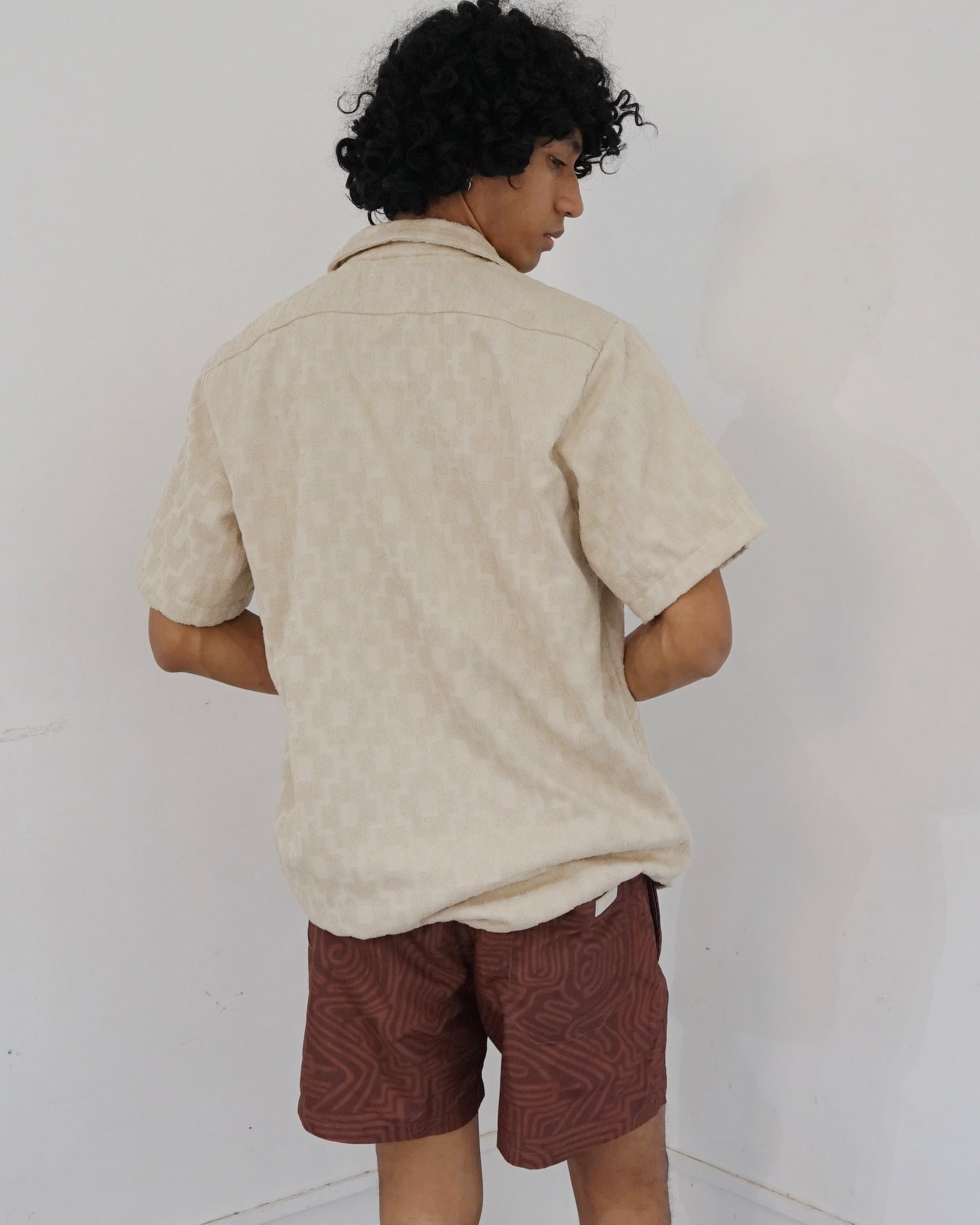 Beige Machu Cuba Terry Shirt