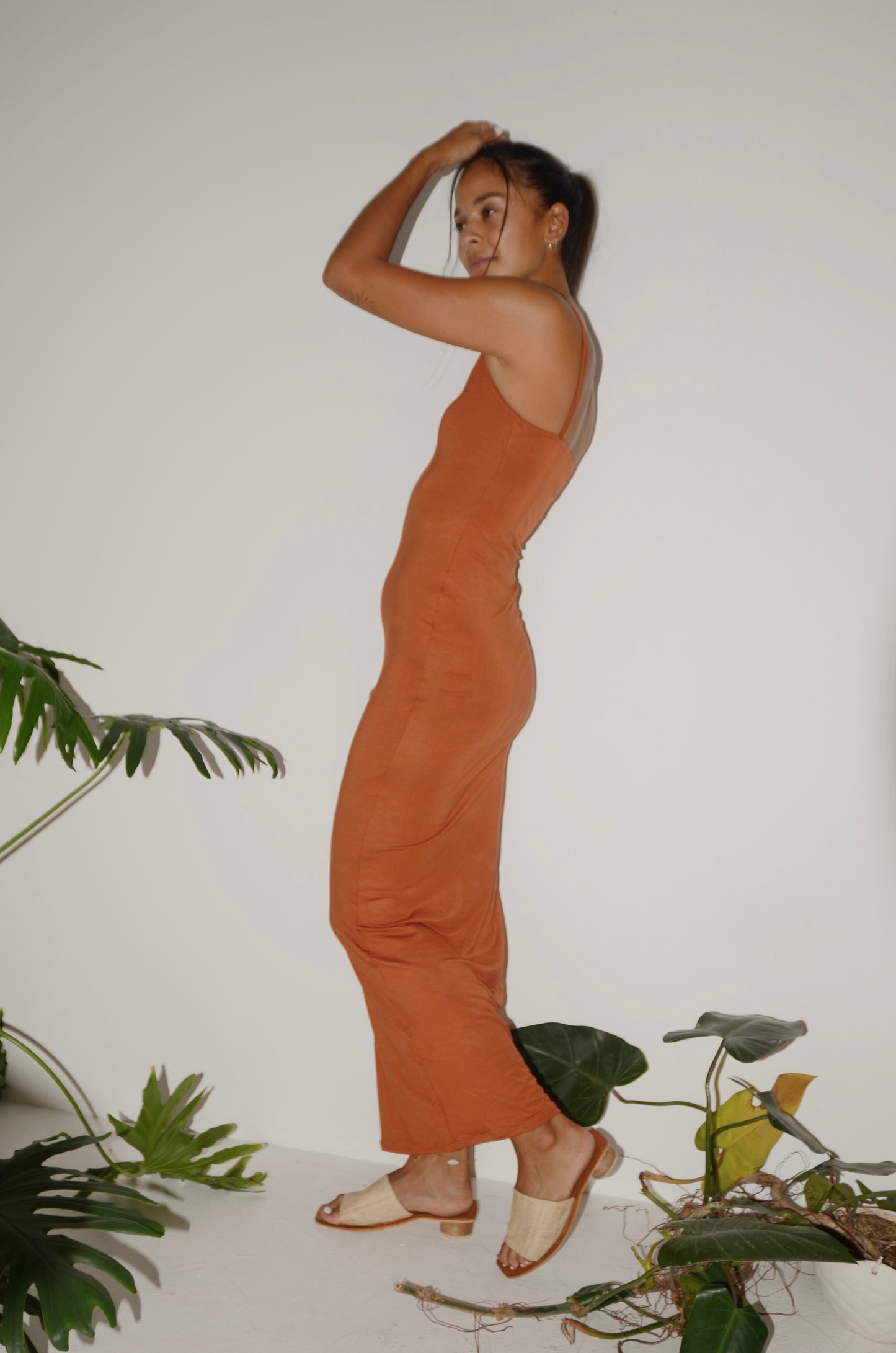 Slip Dress Rust