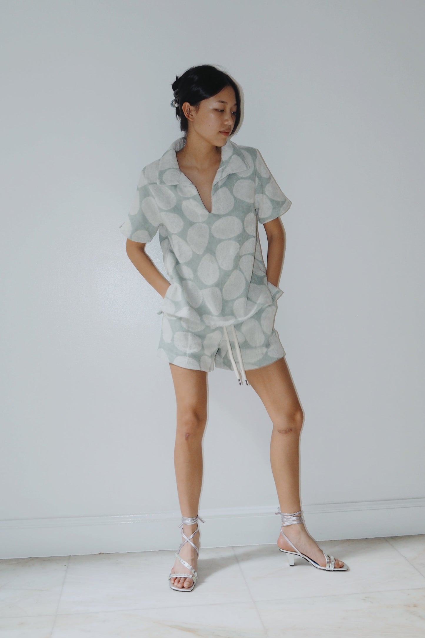 Pebble Drizzle Terry Shorts