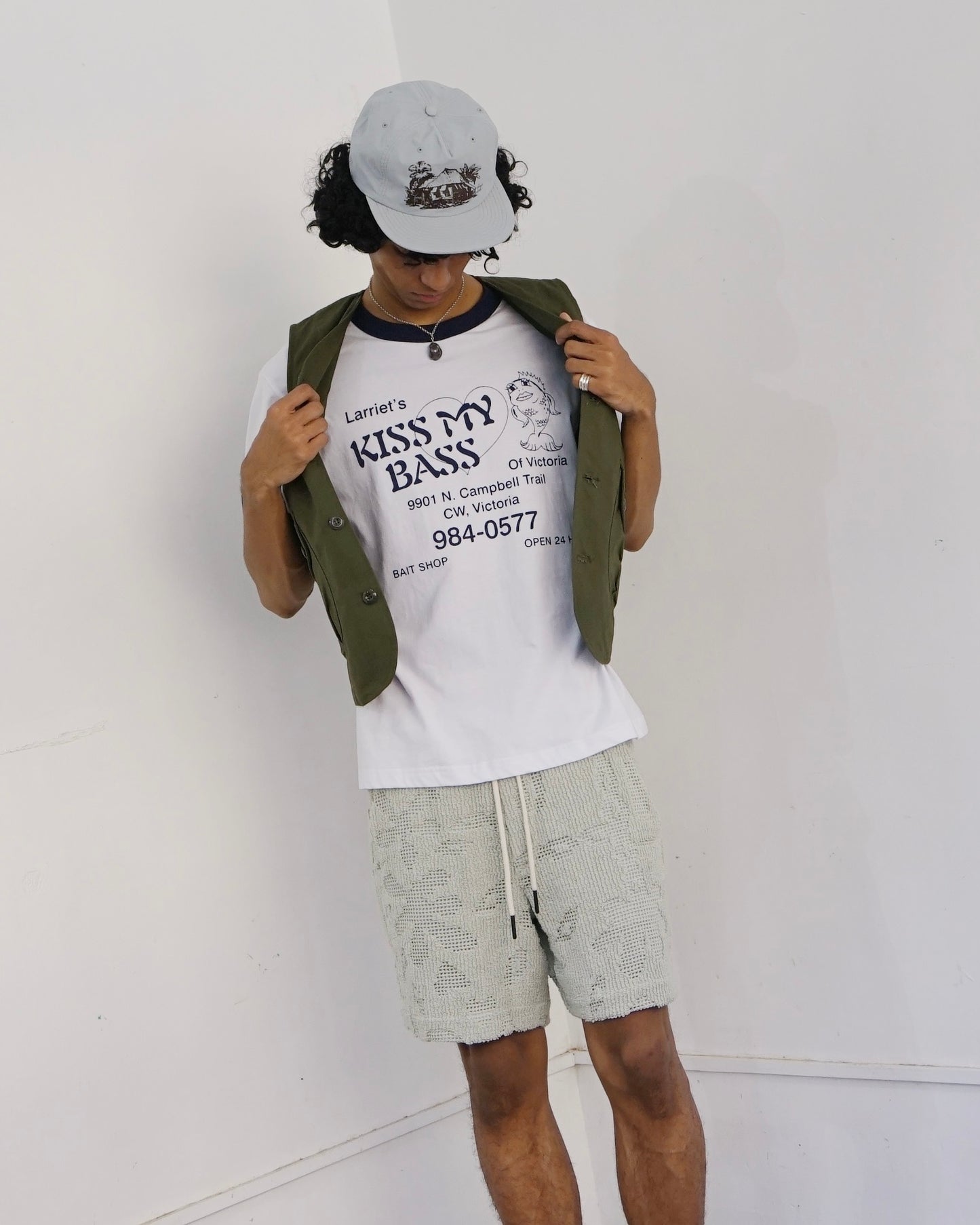 Galbanum Crochet Shorts