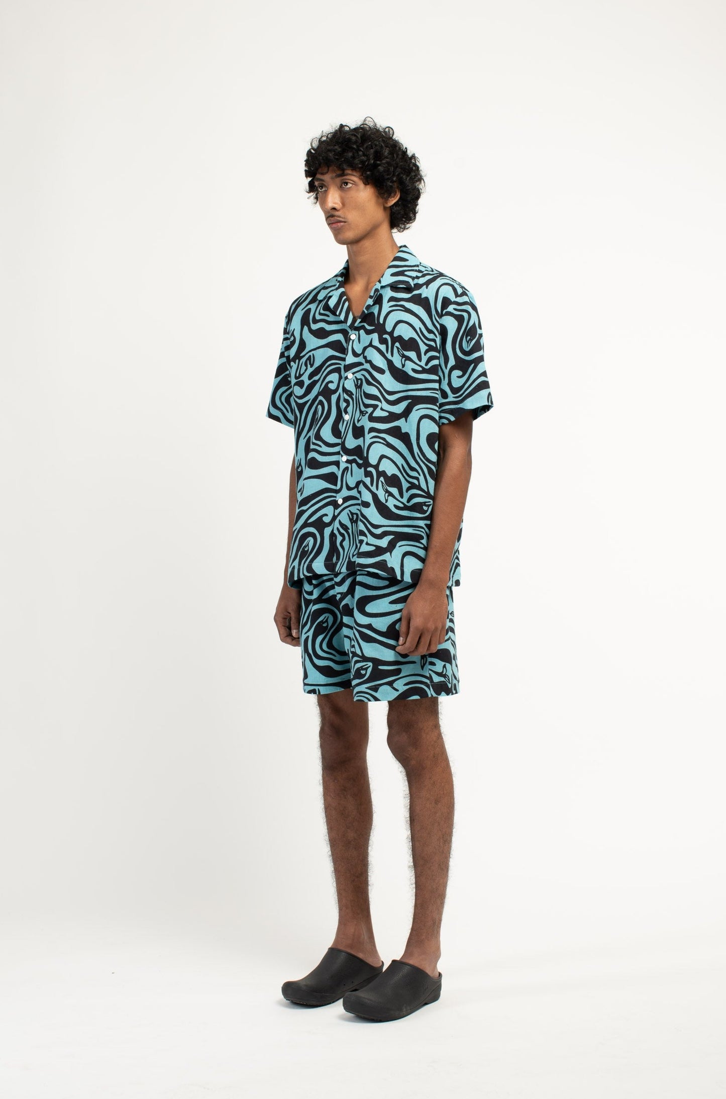 Blue Lagoon Holiday Shirt