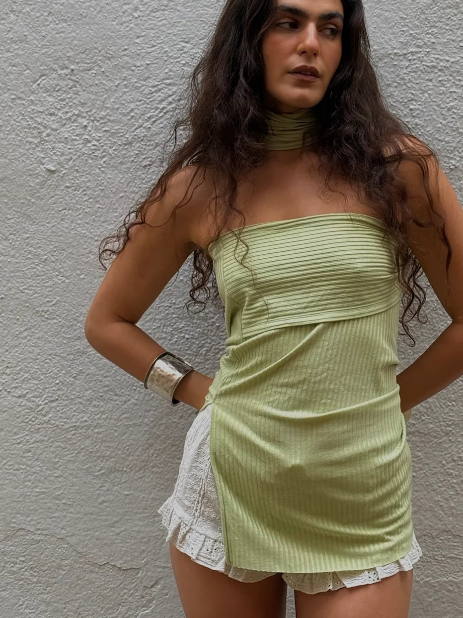 Alma Mint Top