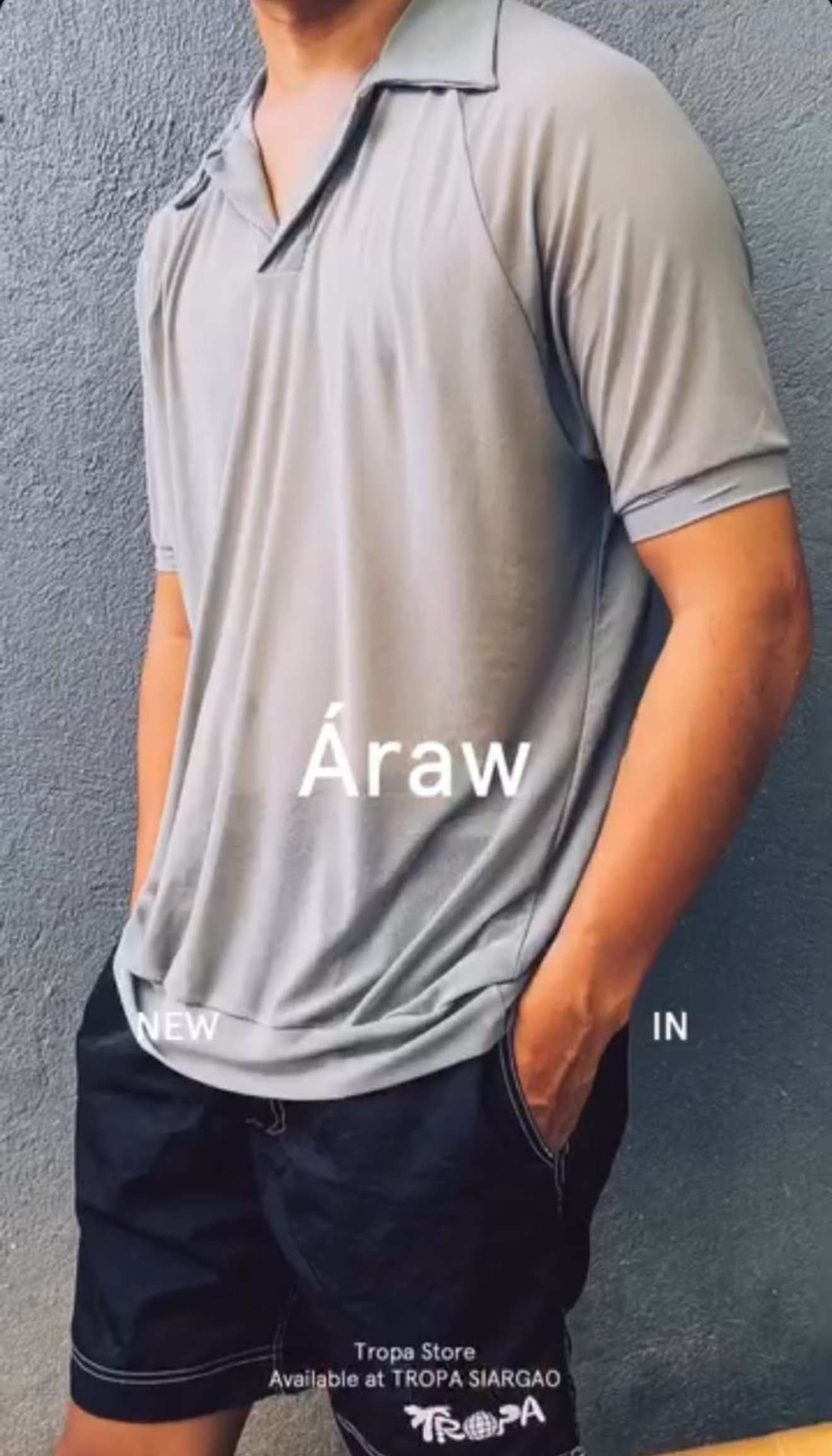 Mesh Polo Granite