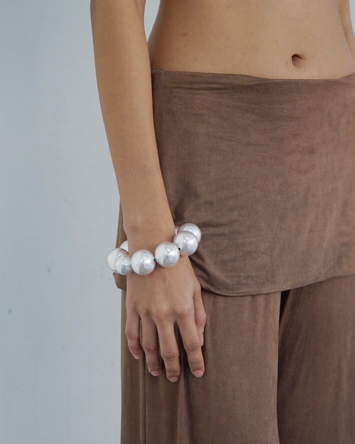 Snowball Silver Bracelet