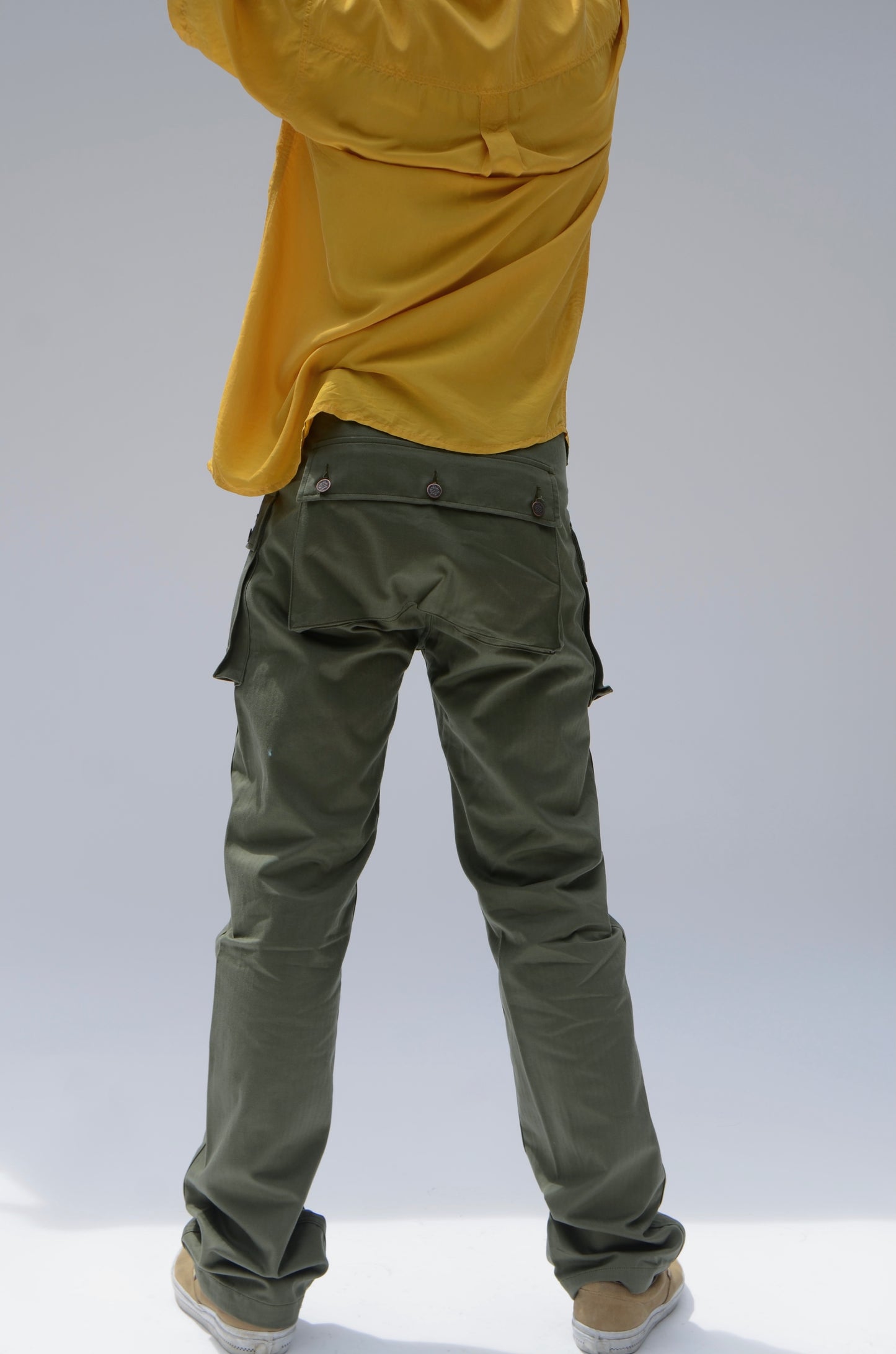 LDP44-HBT USMC Military Olive Trousers (Monkey Pants)