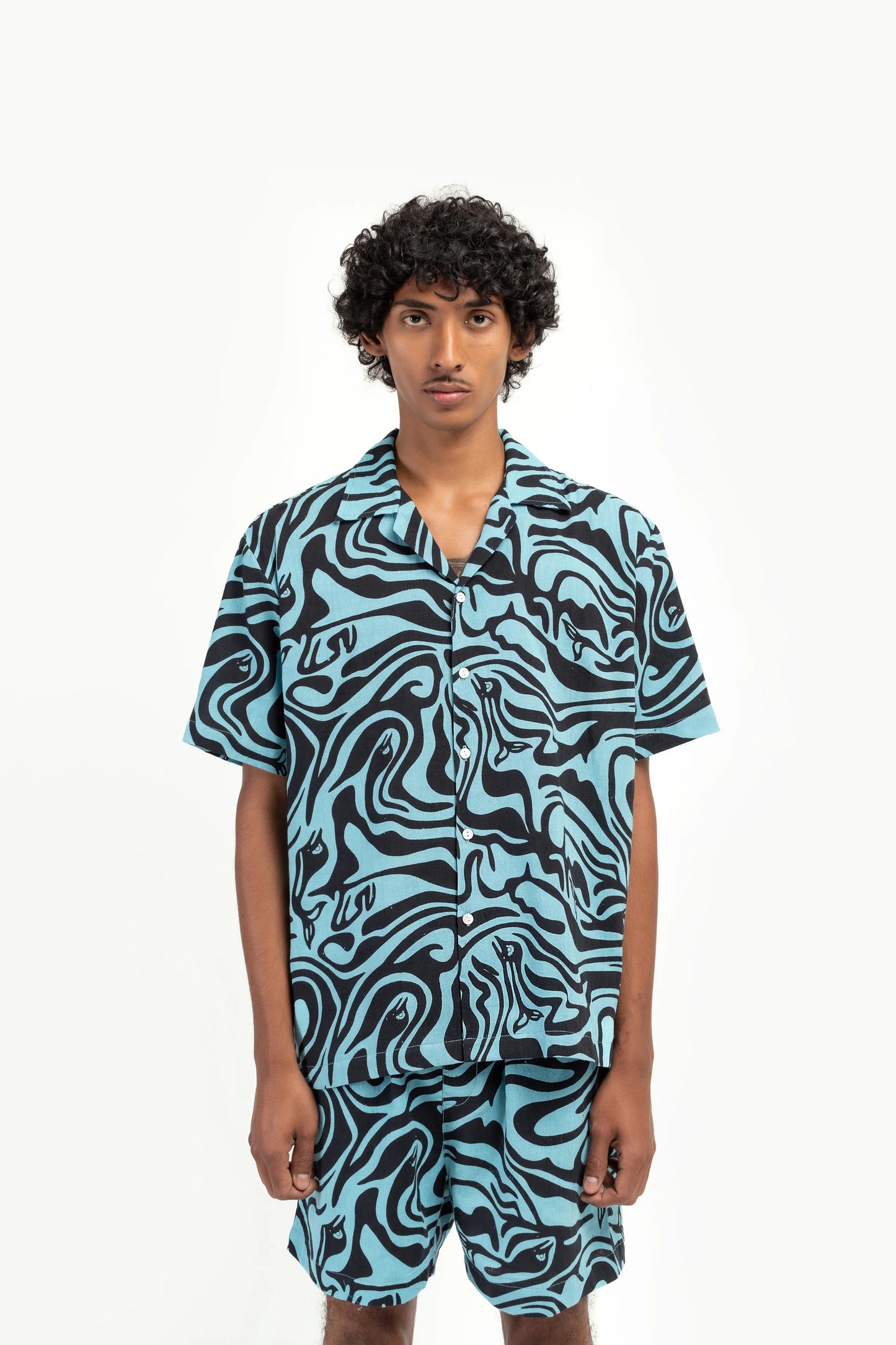 Blue Lagoon Holiday Shirt