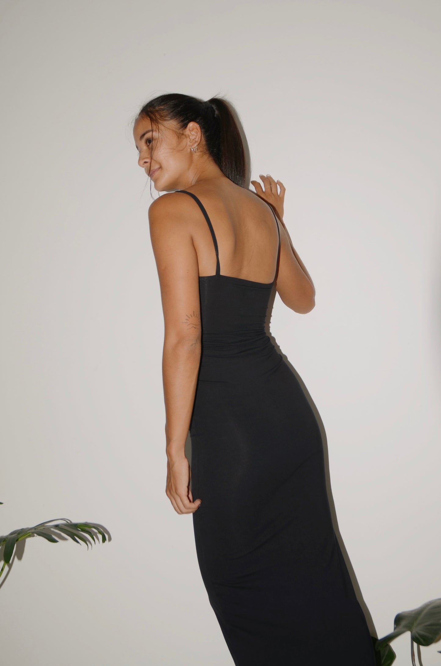 Slip Dress Charcoal