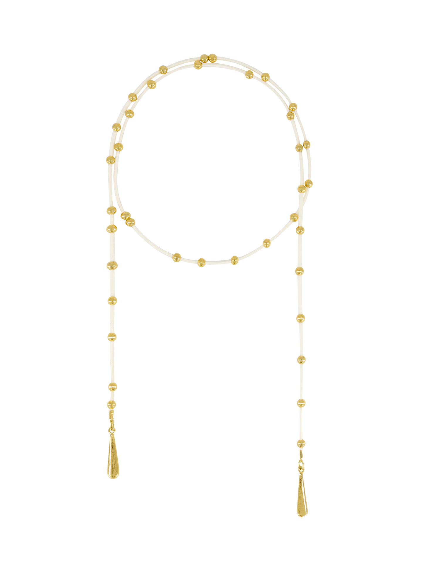 Make A Deal Necklace White
