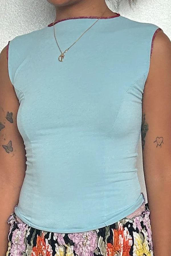 Rashguard Tank Aqua