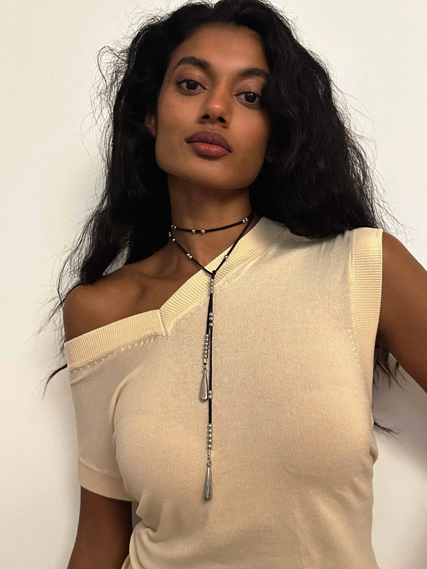 Make A Deal Necklace Black