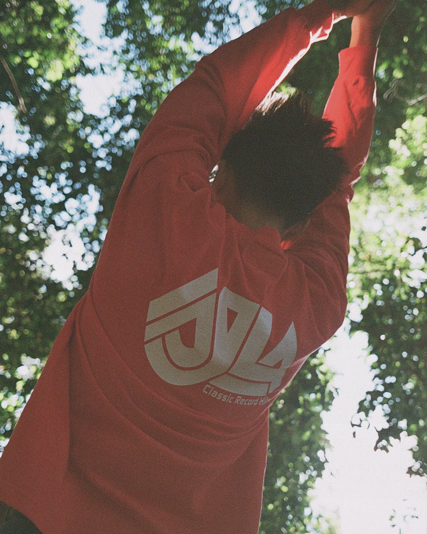 Record Hits Long Sleeve Tee Tomato