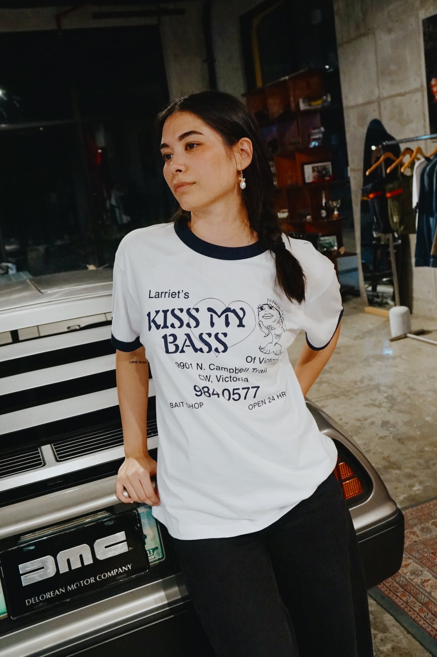 Bass Tee White