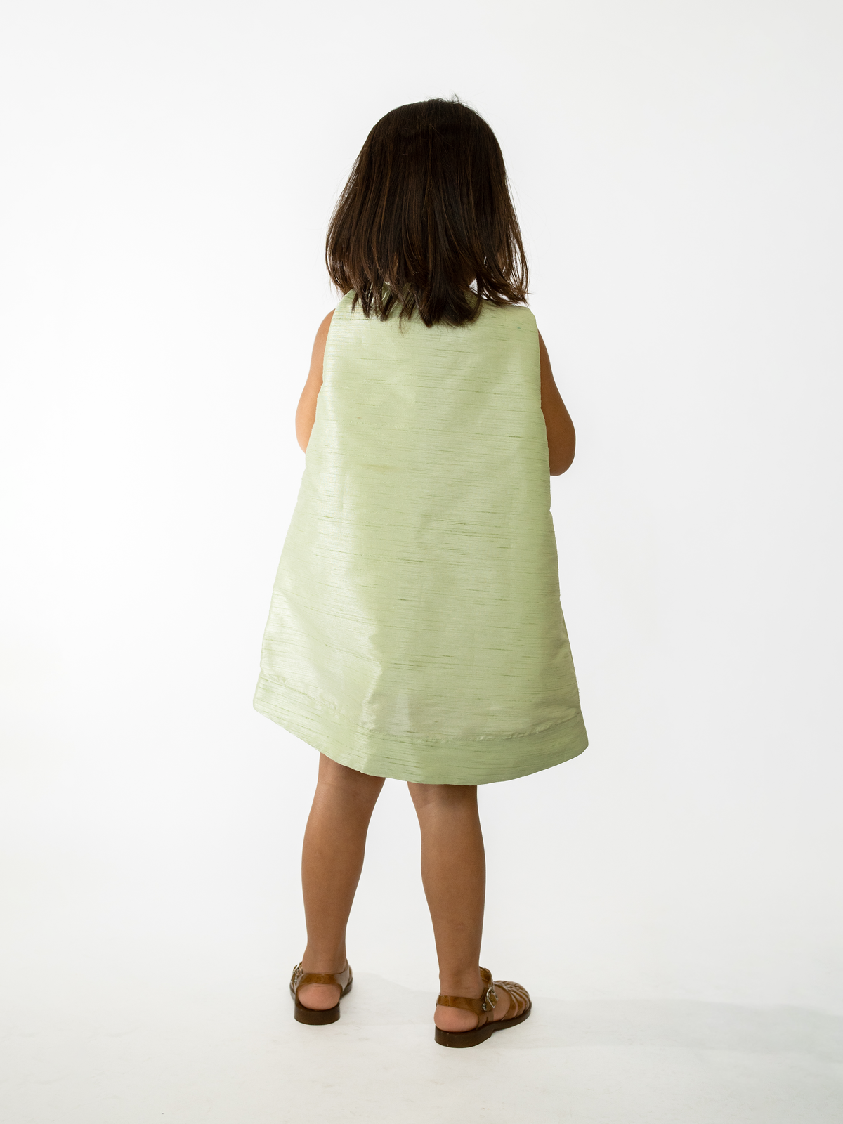Girl's Swing Dress Melon