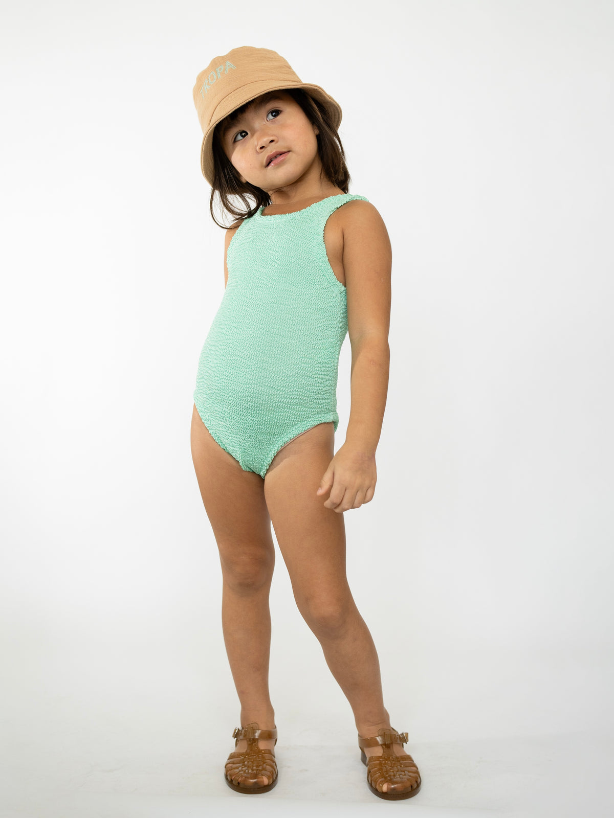 Kids Classic Swim Metallic Mint