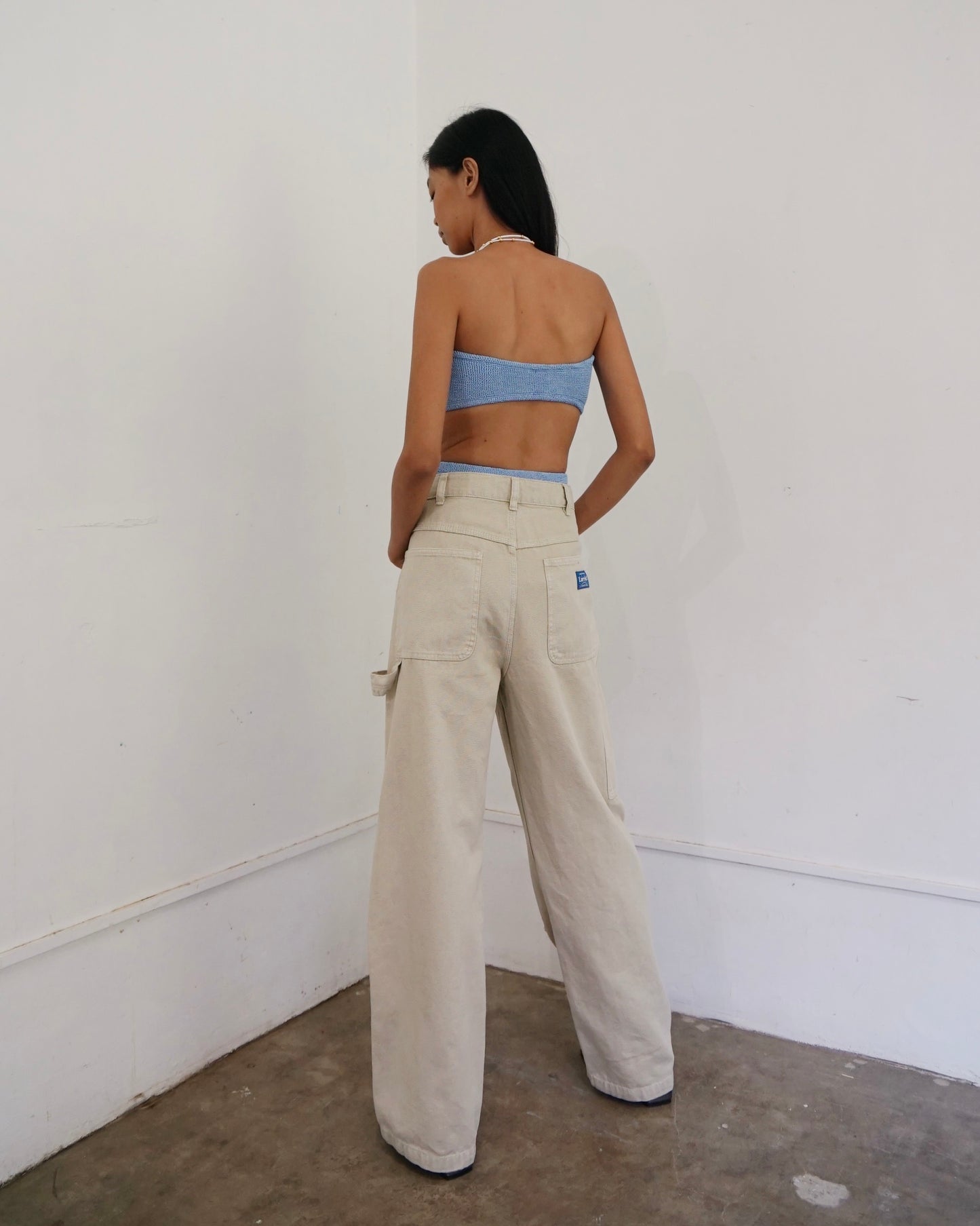 Double Knee Carpenter Pant Used Natural