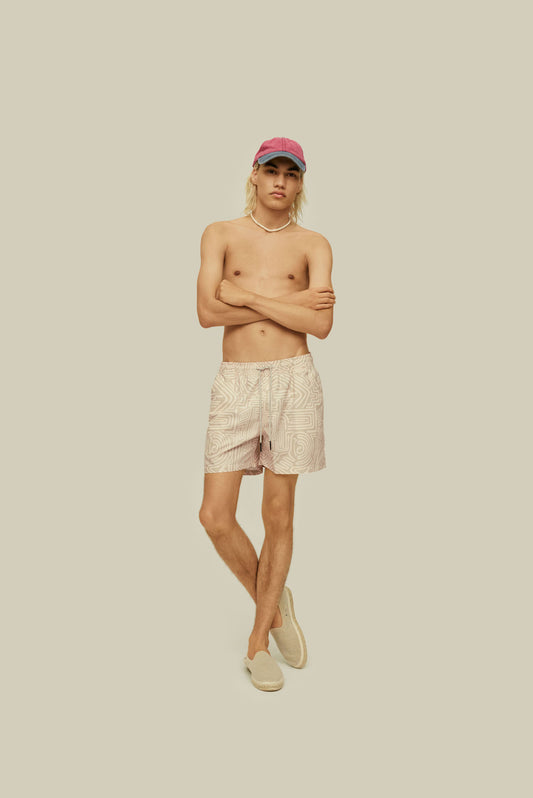 Cream Golconda Swim Shorts