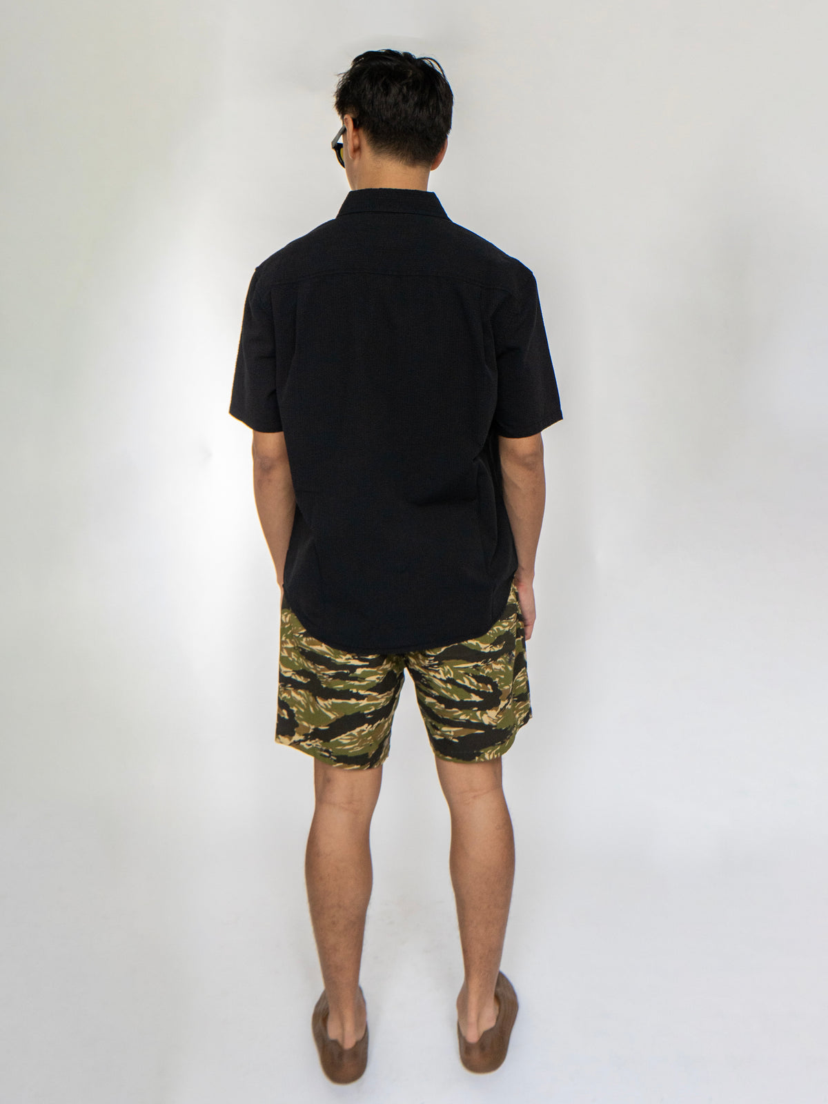 Cliff Short Sleeve Shirt Black Seer