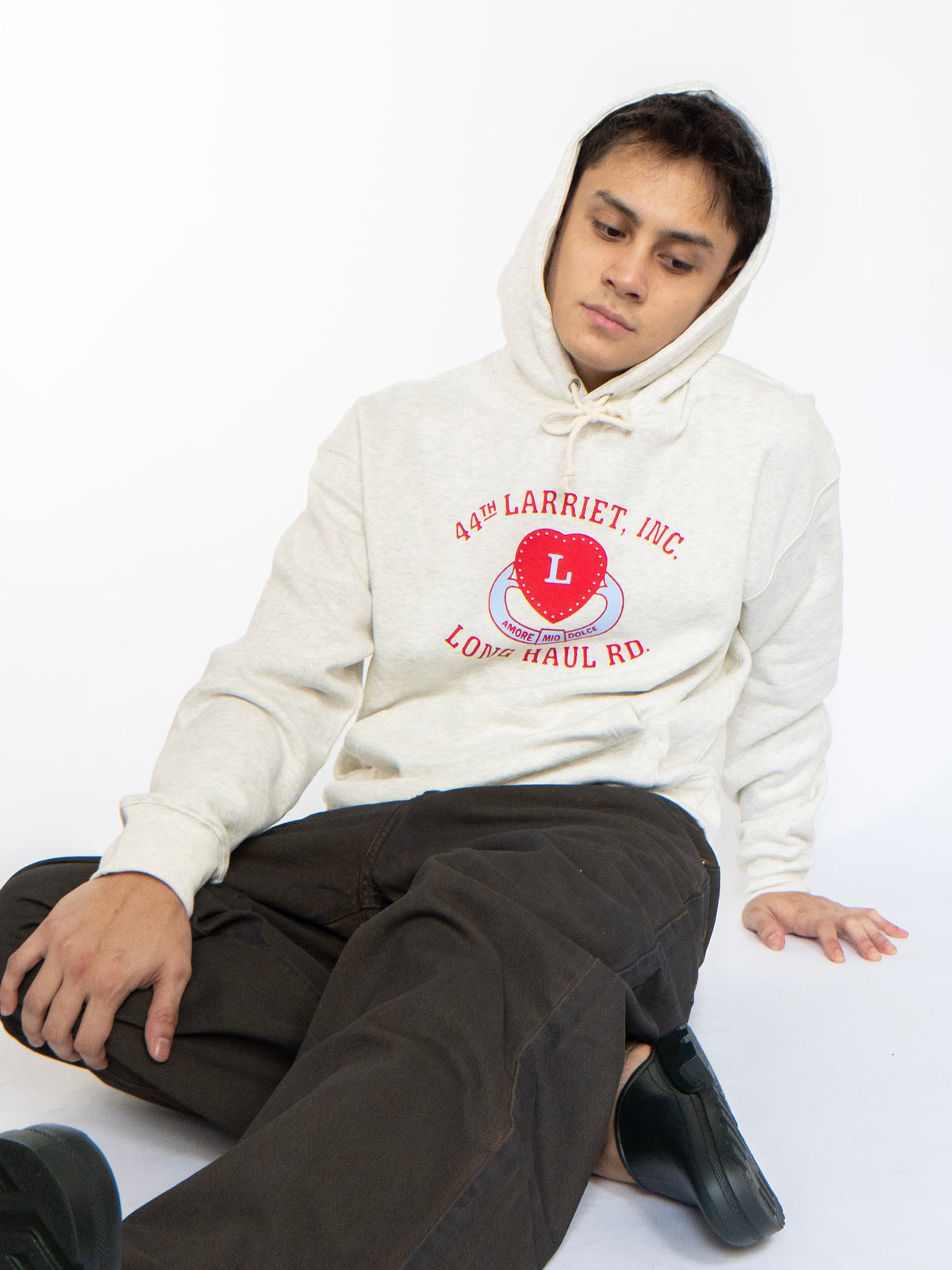 Amore Hoodie Grey Marle