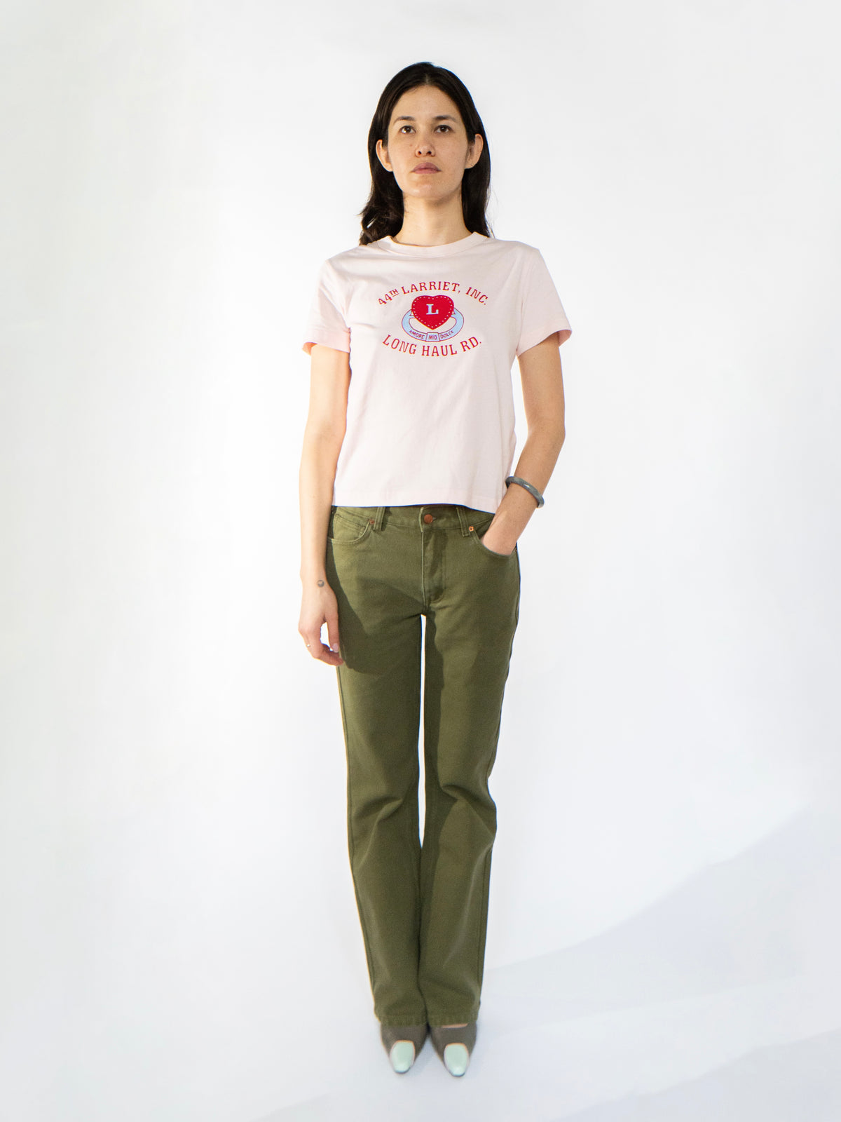 Women's Vini Jeans Used Olive