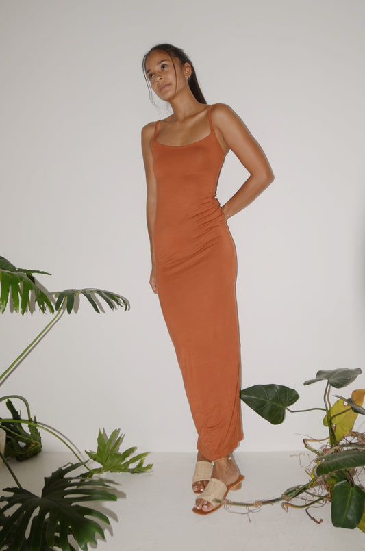 Slip Dress Rust