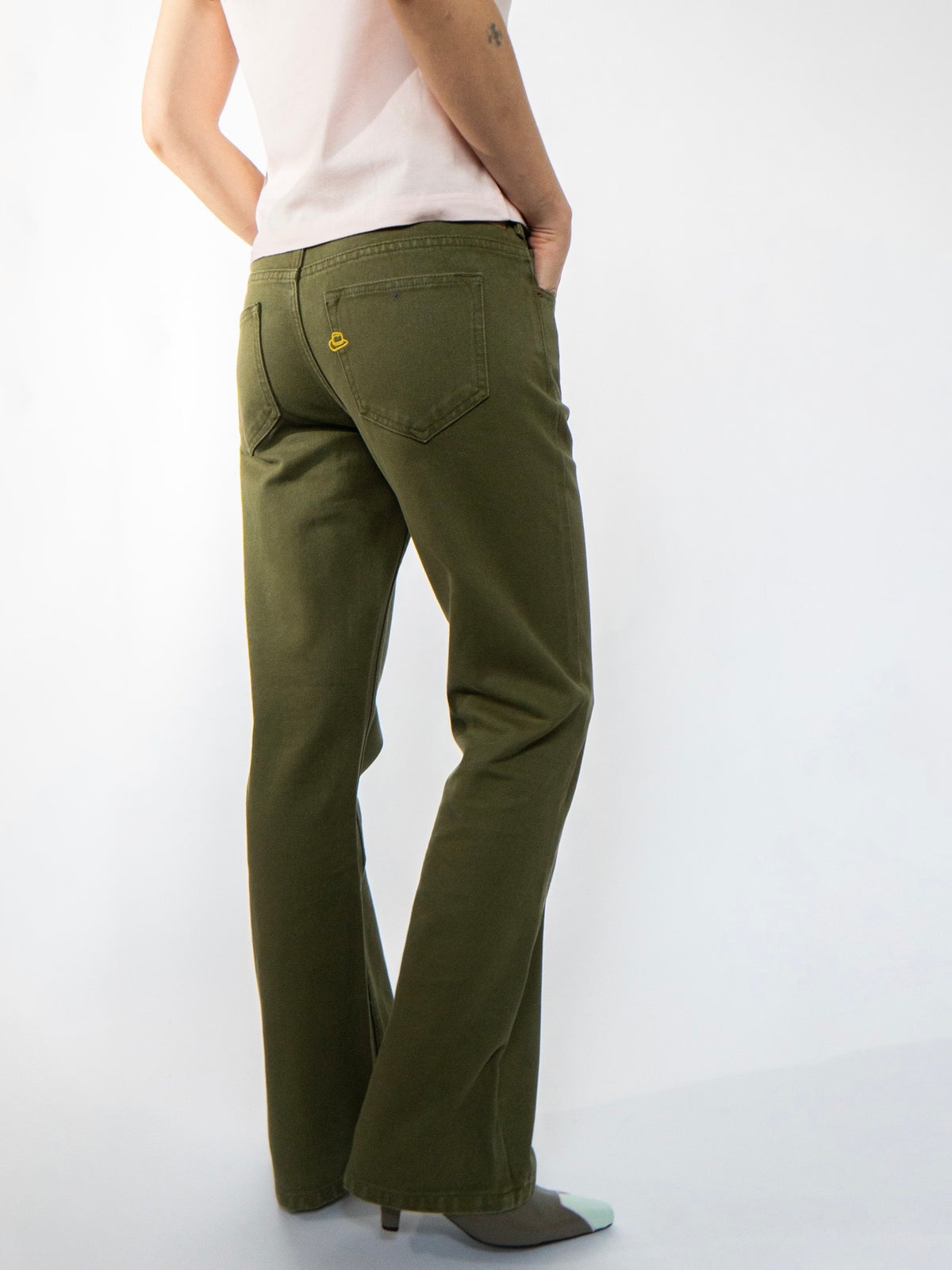Women's Vini Jeans Used Olive