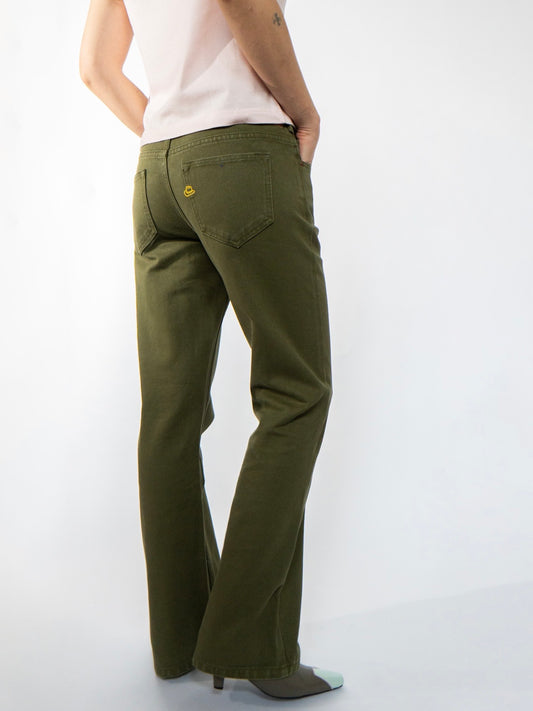 Women's Vini Jeans Used Olive