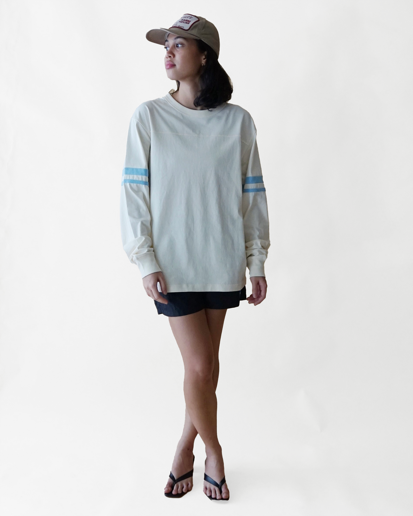 Tullum Long Sleeve Tee Cream