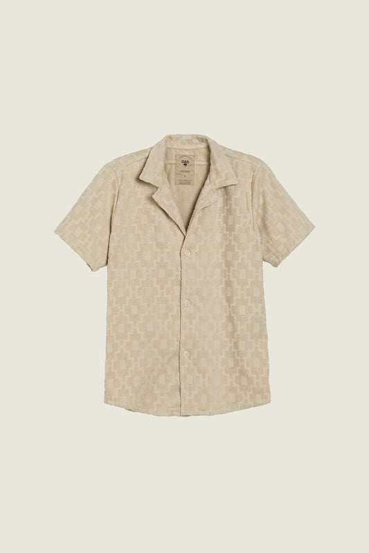 Beige Machu Cuba Terry Shirt