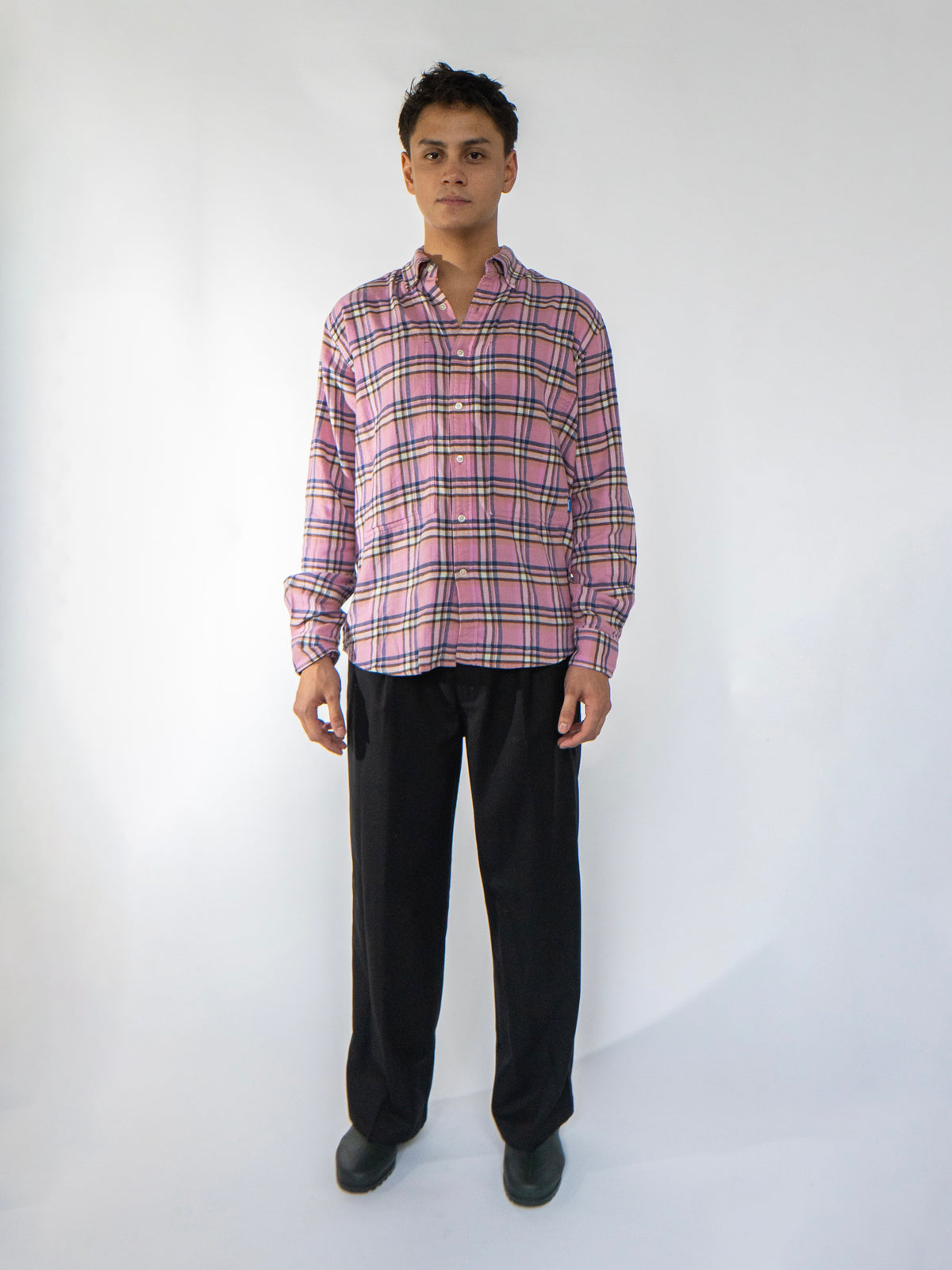 Grant Shirt Pink Plaid